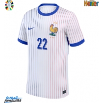 Frankrike Theo Hernandez #22 Bortedrakt EM 2024 Kortermet